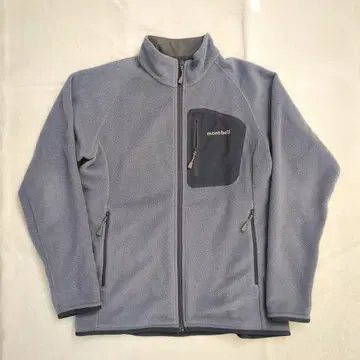 고품질 mont-bell 크리마플러스100 자켓 woman L 그레이