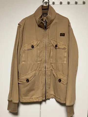 FAY 베이지 더블 집업 자켓