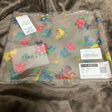 [ 미사용 새상품 ] 페이하이 메쉬 파우치 L 사이즈 베이지