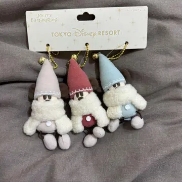 디즈니 크리스마스 릴린린 봉제 인형 참 세트