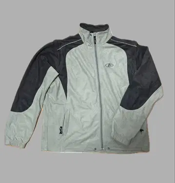 그레이/블랙 지퍼 자켓