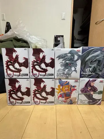 유희왕 피규어 묶음 판매 8점 세트