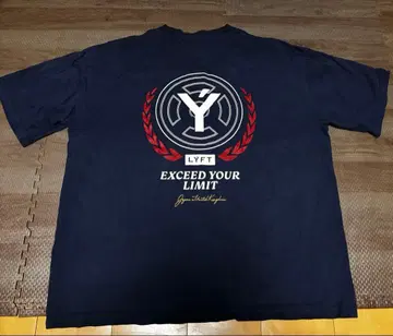 LYFT 네이비 T셔츠 백프린트