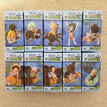 원피스 월드 콜렉터블 피규어 류구 왕국 10점