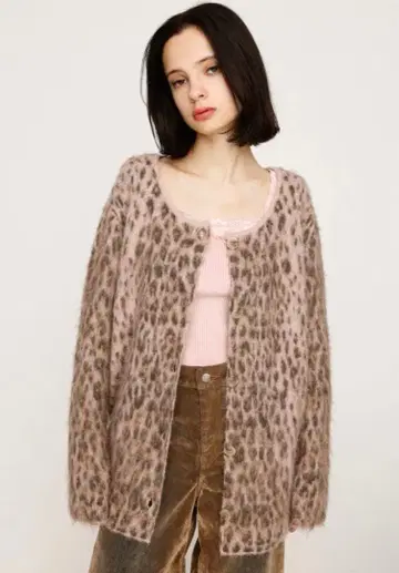 SLY JQ 레오파드 가디건