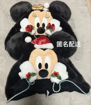 TDL 디즈니 크리스마스 산타 팬 캡 미키미니