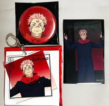 애니메이션 주술회전전 스쿠나 시부야 사변 캔뱃지 아크릴 키링