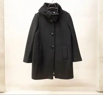 케이트 스페이드 블랙 리본 버튼 코트 사이즈 2