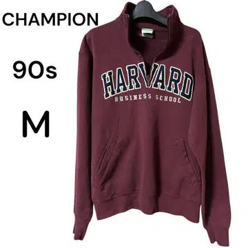 CHAMPION HARVARD 로고 맨투맨 M 90s 빈티지