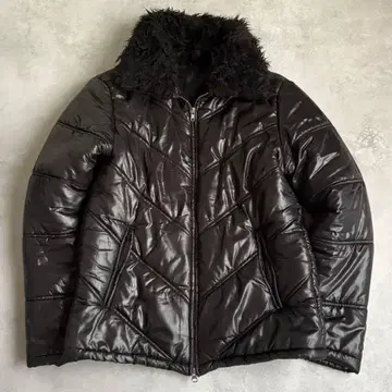 00s archive fur down jacket opium 광택 Y2K