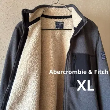 새상품급 Abercrombie & Fitch 보아 안감 집업 자켓 XL