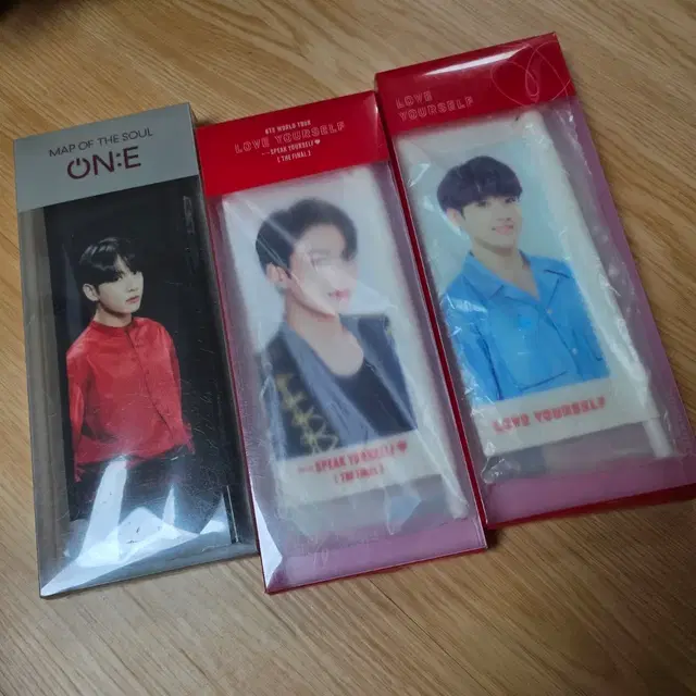 3개 일괄 bts 방탄 정국 미니플래그 단순개봉