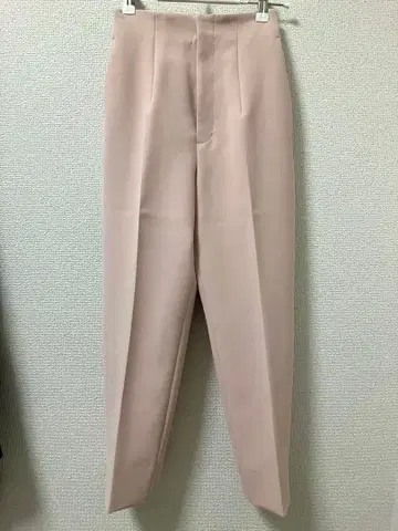 셀포드 백 슬릿 테이퍼드 팬츠 핑크 34