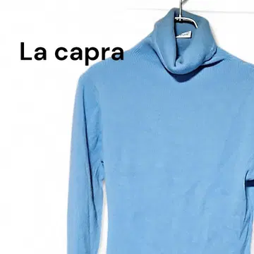 라카프라 La capra 캐시미어 100% 스웨터 블루