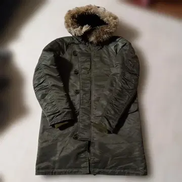 밀리터리 자켓 y2k 퍼 포함 이너 카모플라쥬 38 M