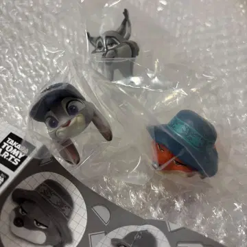 주토피아 2 패션 반지 닉 주디 파우버트 3개 세트