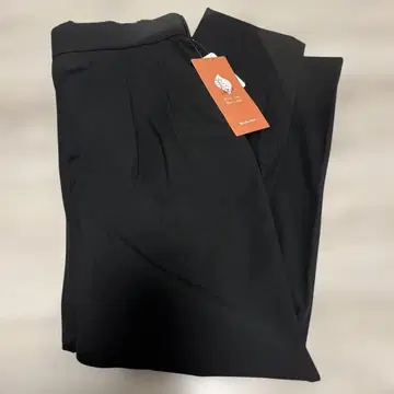 글로벌 워크 아름다운 실루엣 테이퍼드 블랙 M