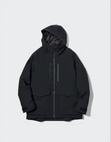 UNIQLO 하이브리드 다운 후드티 (3D 컷)