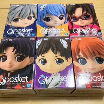 에반게리온 Qposket 피규어 6체 세트