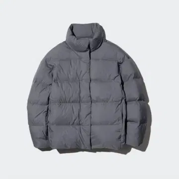 [ 유니클로 ] 파우더 소프트 다운 자켓 GRAY