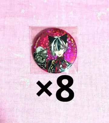 악마 집사와 검은 고양이 아쿠네코 난자타운 홀로그램 캔뱃지 베리안 세트