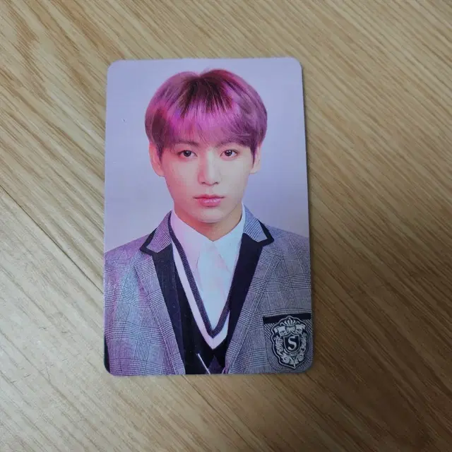 bts 방탄 정국 앤서 교복 포카