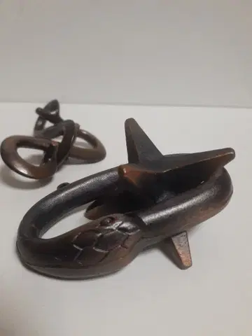 앤티크 컬러 모던한 스네이크 & 스타 뱀 & 별 지혜의 고리 S자 패턴