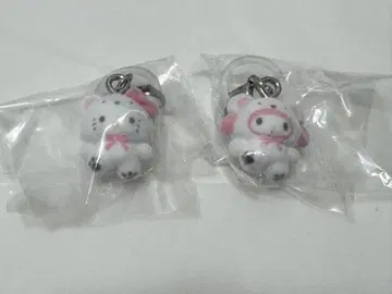 산리오 캐릭터즈 메지루시 액세서리 포근포근 스노우 2개 세트