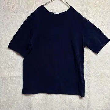 a.v.v 네이비 반팔 T셔츠 코튼 L