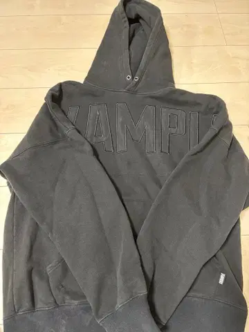 Example 다크 그레이 후드티 L