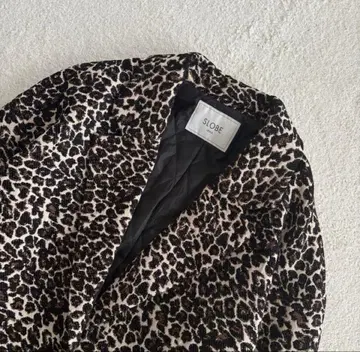 SLOBE IENA 레오파드 자카드 코쿤 코트 슬로브 이에나