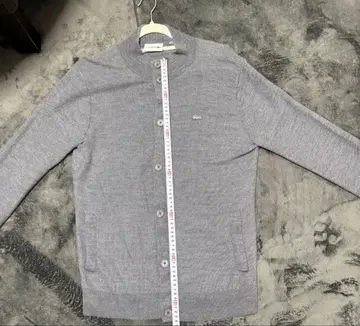 LACOSTE 라코스테 그레이 가디건