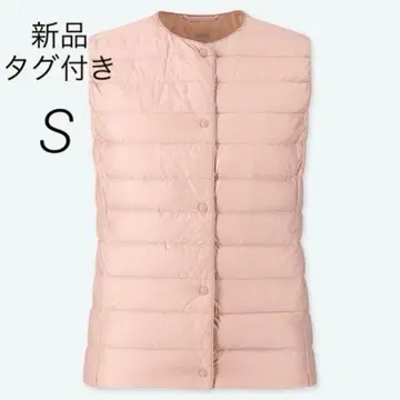 새상품 유니클로 울트라 라이트 다운 컴팩트 베스트 다운 베스트 핑크