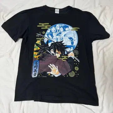 귀멸의 칼날 점프+ 전원 응모 서비스 T셔츠 토미오카 기유