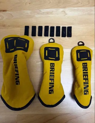 BRIEFING 골프 DW.FW.UT 골프헤드커버 3개 세트