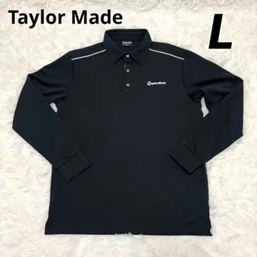 Taylor Made 테일러메이드 골프웨어 L 긴팔 카라 부착 피케 셔츠