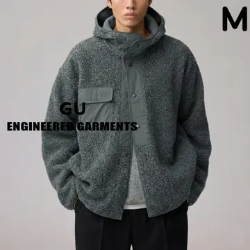 GU 보아 플리스 스냅 후드티 ENGINEERED GARMENTS M