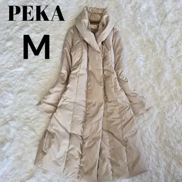 새상품급 PECA 다운 코트 9호 M 고급 A라인