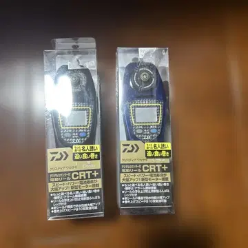 다이와 크리스티아 CRT+ 빙어 낚시릴 블랙과 파랑 2세트