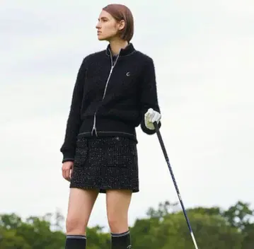 캘러웨이 레드라벨 방풍 안감 지퍼 블루종 블랙 M 사이즈