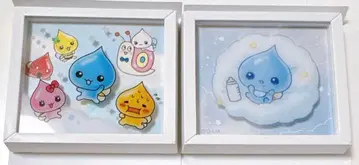 [ 묶음 판매 ] 물방울 프레임 마그넷 2개 세트