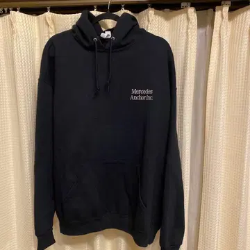 Mercedes Anchor inc. 블랙 후드티 XL