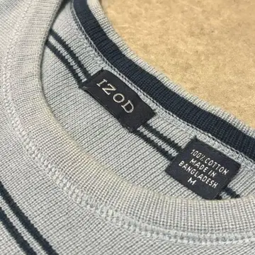 00s 90s IZOD 아이조드 보더 스웨터 M 사이즈