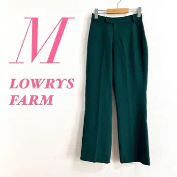 LOWRYS FARM M 사이즈 그린 테이퍼드 팬츠 오피스 캐주얼