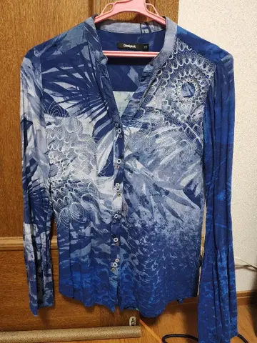 Desigual 긴팔 셔츠 XS 블루 계열