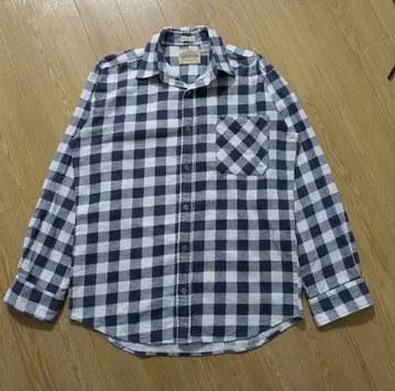 SAUGTUCK 체크 무늬 프린트 플란넬 셔츠 S 사이즈