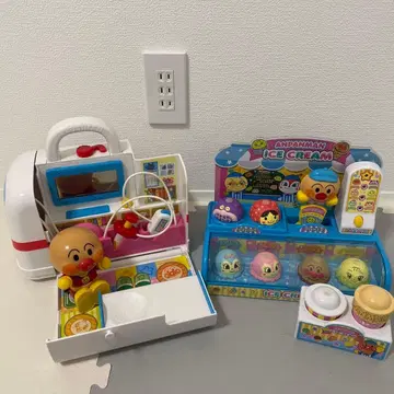 호빵맨 완구 묶음 판매 병원놀이 아이스크림 가게