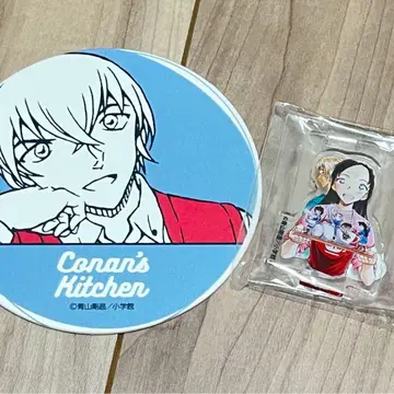 명탐정 코난 호쿠에이정 코난 백화점 포아로 아크릴 스탠드 코난즈 키친