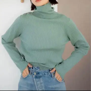 워셔블 터틀 니트