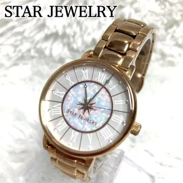 [ 작동품 ] STAR JEWELRY 골드 손목시계 조디악